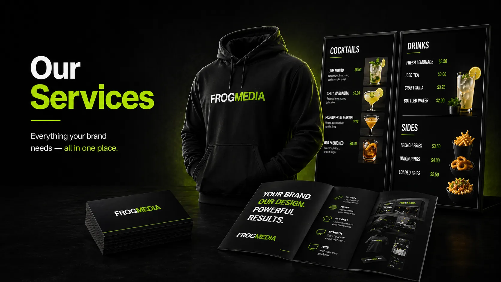 Our services – everything your brand needs, all in one place